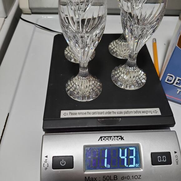 Baccarat Massena Cordial Liqueur Glass Set/4 Crystal 5 3/8" France Discontinued - Picture 10 of 11